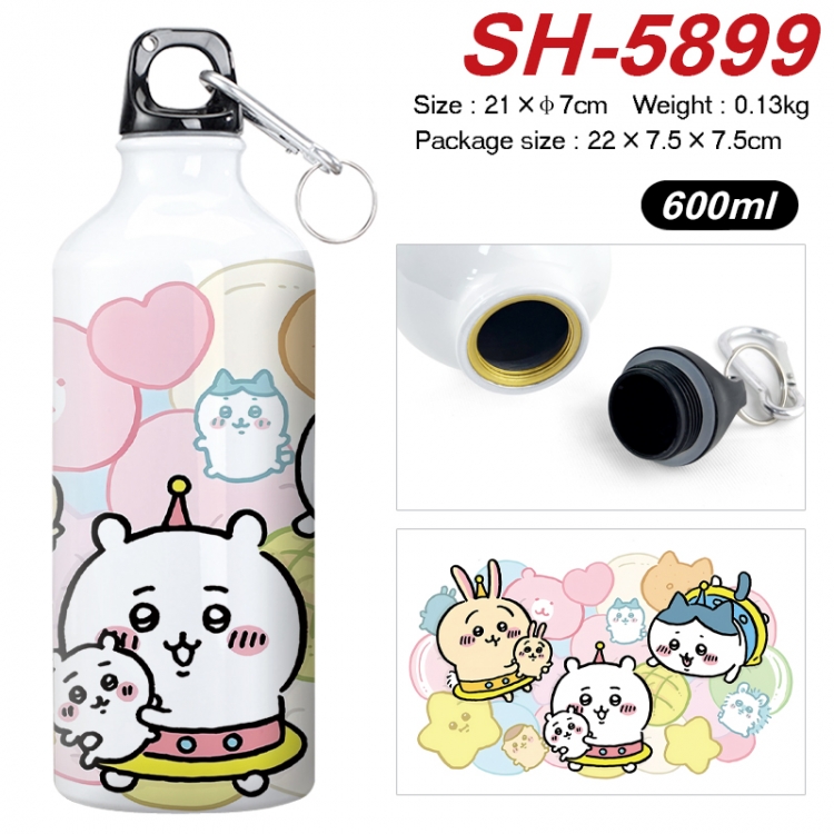 Chiikawa Anime print sports kettle aluminum kettle water cup 600ml 21x7cm  SH-5899