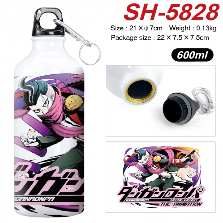 Dangan-Ronpa Anime print sports kettle aluminum kettle water cup 600ml 21x7cm SH-5828