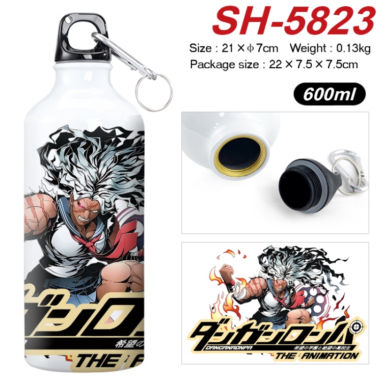 Dangan-Ronpa Anime print sports kettle aluminum kettle water cup 600ml 21x7cm SH-5823