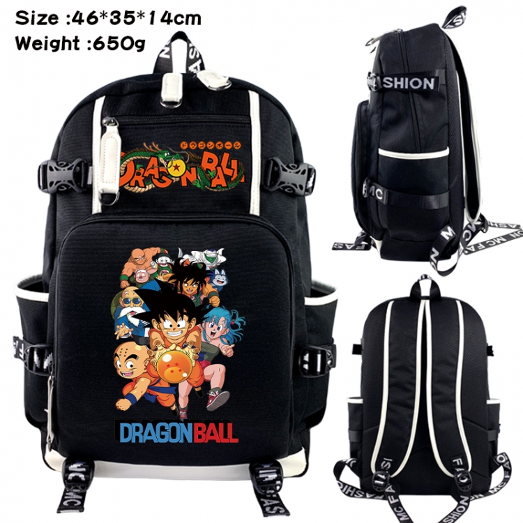 DRAGON BALL Data USB backpack Cartoon printed student backpack 46X35X14CM 650G