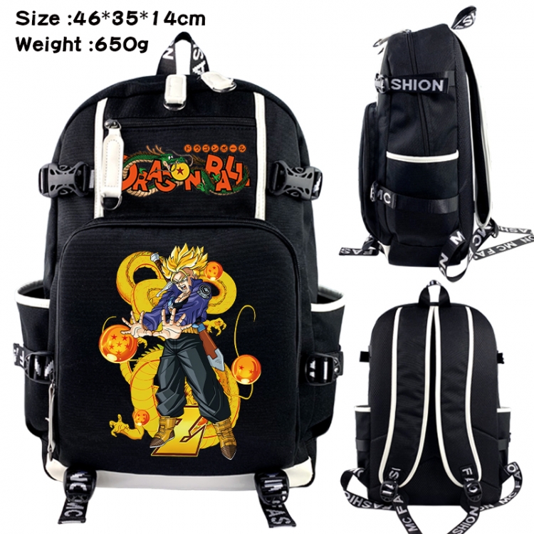 DRAGON BALL Data USB backpack Cartoon printed student backpack 46X35X14CM 650G