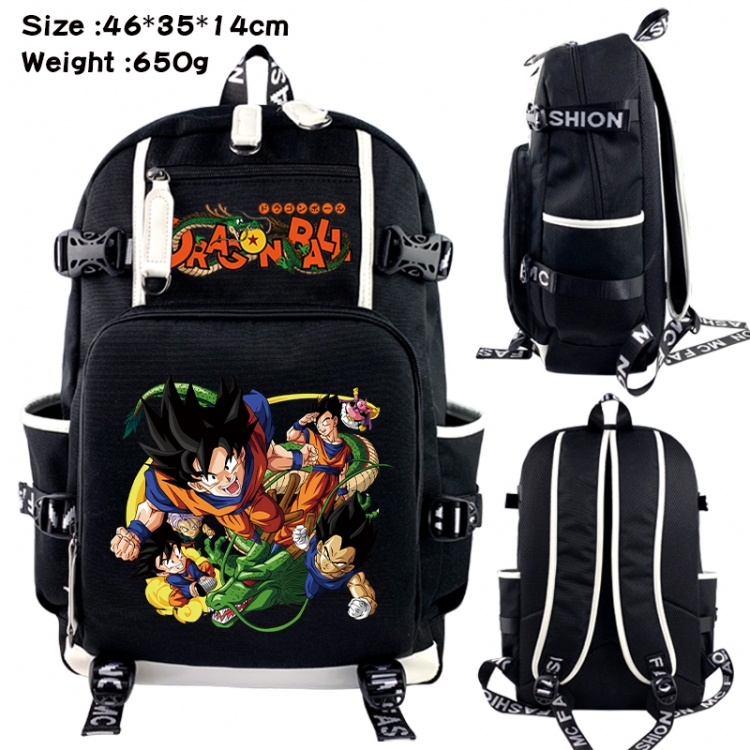 DRAGON BALL Data USB backpack Cartoon printed student backpack 46X35X14CM 650G