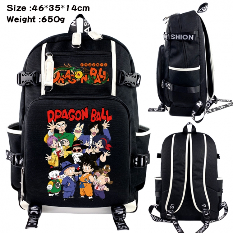 DRAGON BALL Data USB backpack Cartoon printed student backpack 46X35X14CM 650G