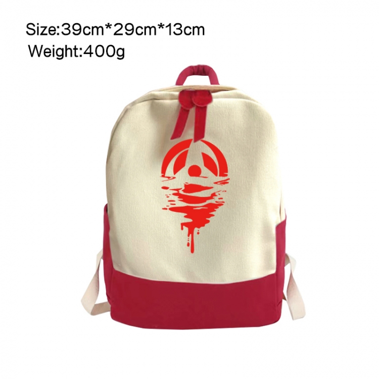 Naruto Anime Surrounding Canvas Colorful Backpack 39x29x13cm