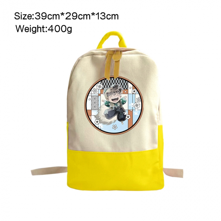 Inuyasha Anime Surrounding Canvas Colorful Backpack 39x29x13cm