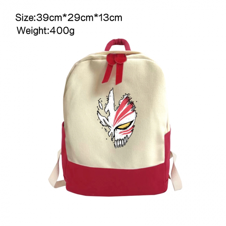 Bleach Anime Surrounding Canvas Colorful Backpack 39x29x13cm