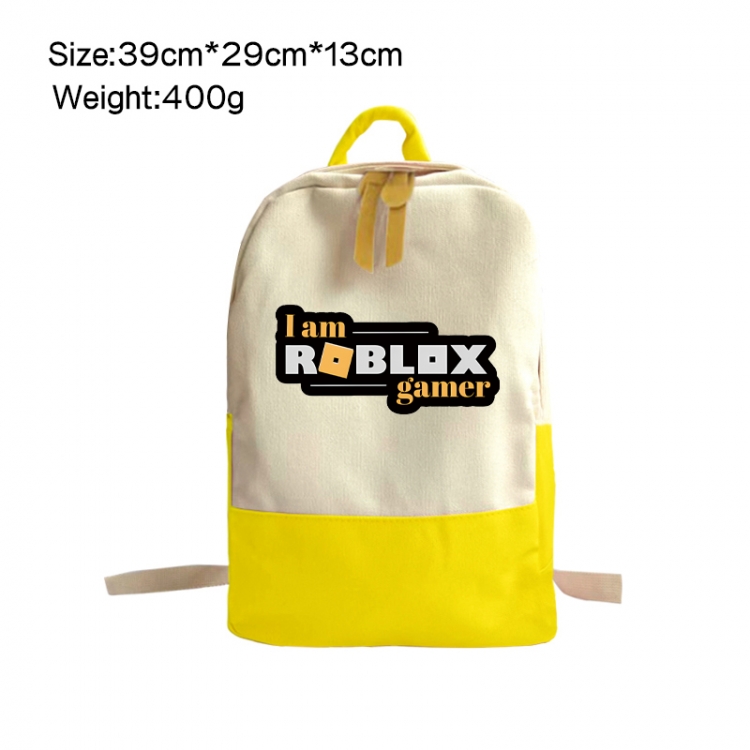 Roblox Anime Surrounding Canvas Colorful Backpack 39x29x13cm