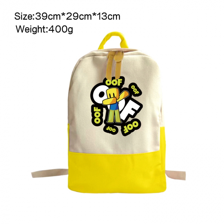 Roblox Anime Surrounding Canvas Colorful Backpack 39x29x13cm