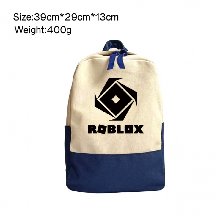 Roblox Anime Surrounding Canvas Colorful Backpack 39x29x13cm