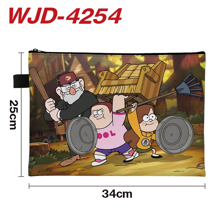 Gravity Falls Anime Full Color A4 Document Bag 34x25cm  WJD-4254