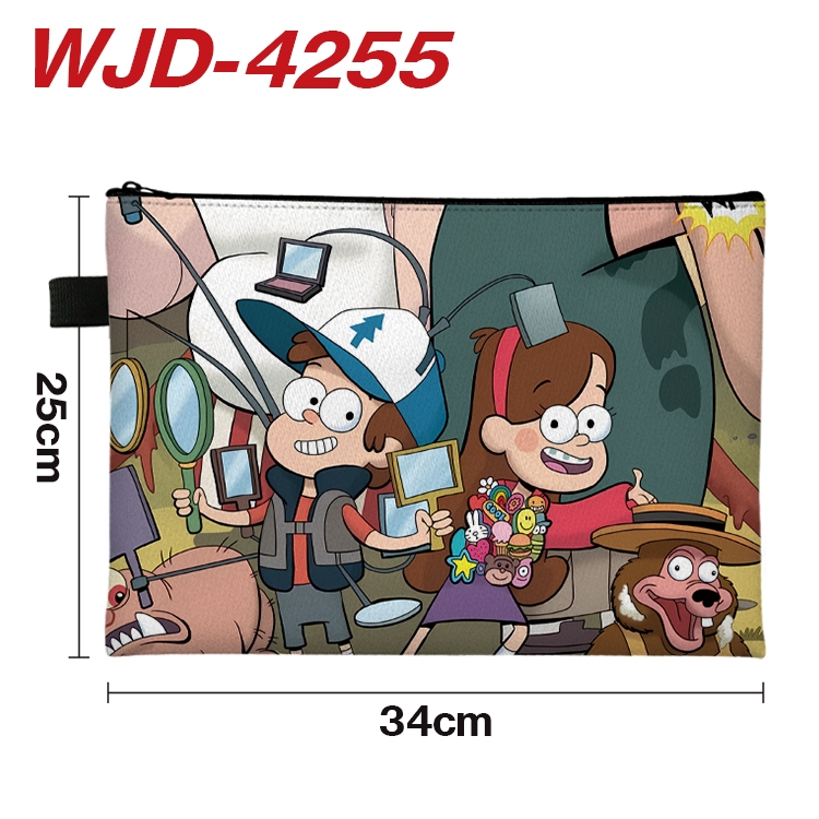 Gravity Falls Anime Full Color A4 Document Bag 34x25cm  WJD-4255