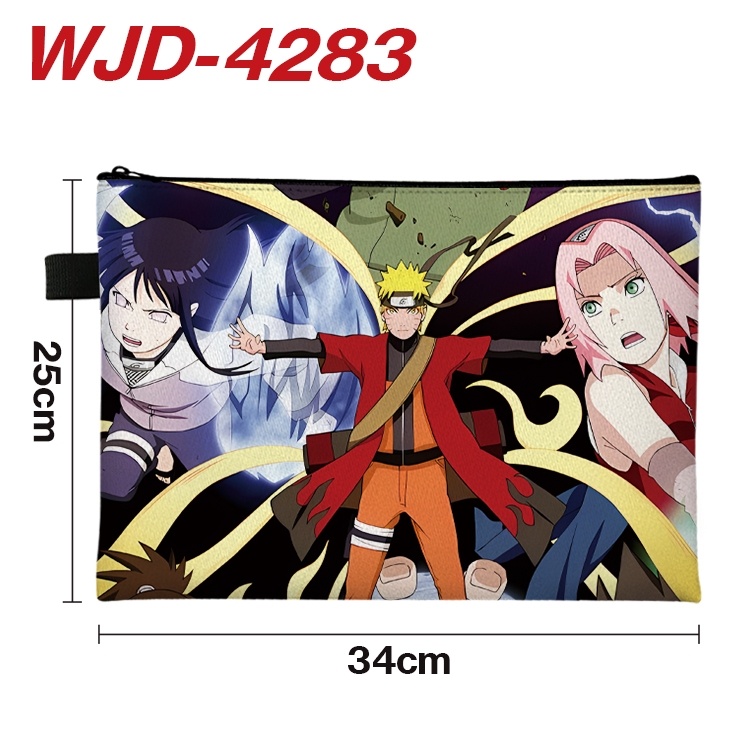 Naruto Anime Full Color A4 Document Bag 34x25cm  WJD-4283