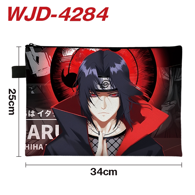 Naruto Anime Full Color A4 Document Bag 34x25cm  WJD-4284