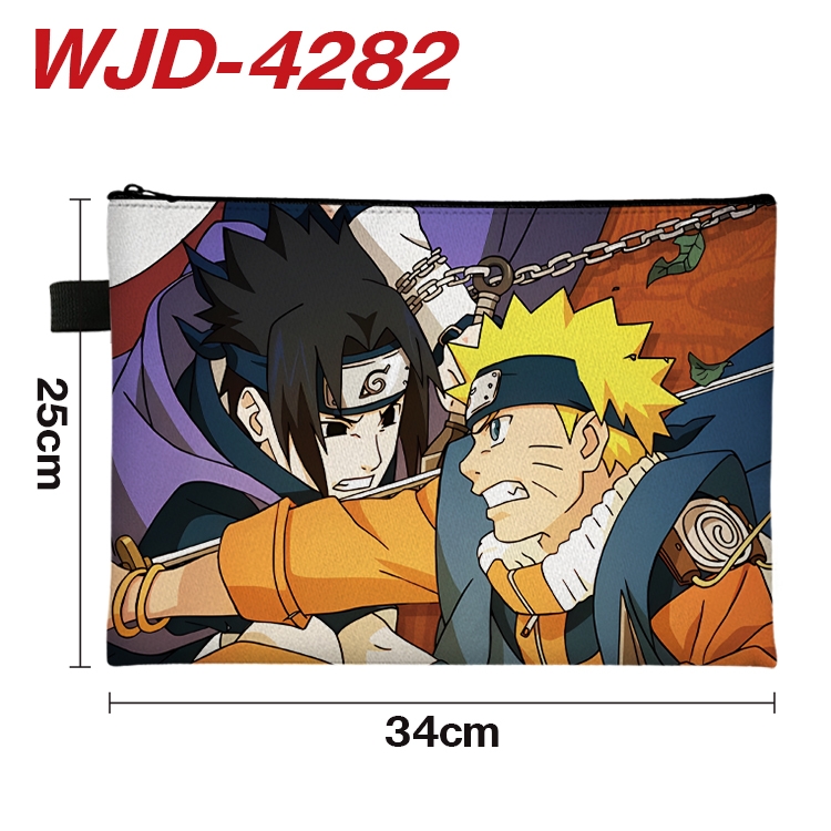 Naruto Anime Full Color A4 Document Bag 34x25cm  WJD-4282