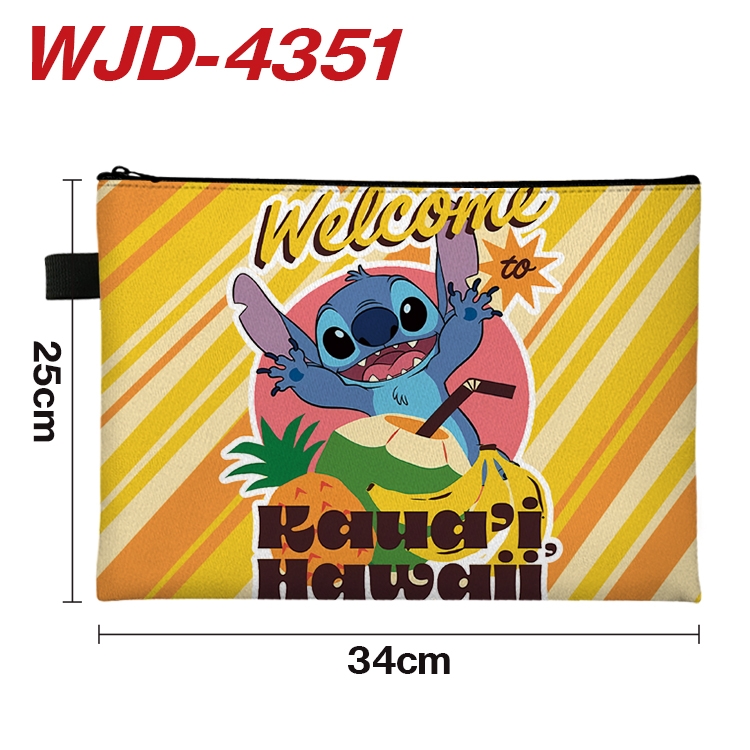 Lilo & Stitch Anime Full Color A4 Document Bag 34x25cm