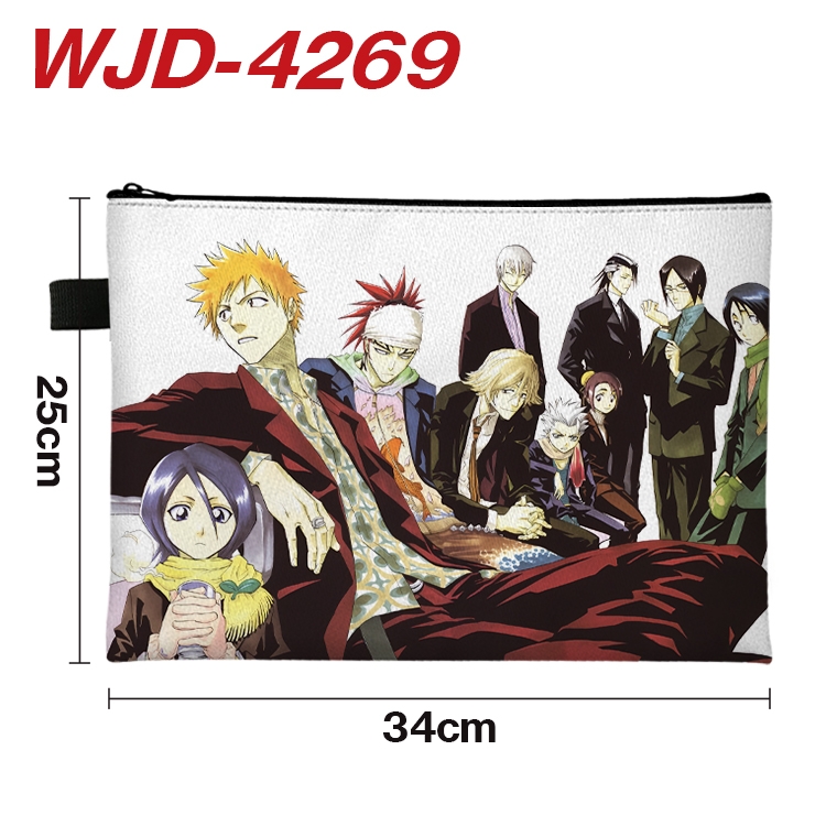 Bleach Anime Full Color A4 Document Bag 34x25cm WJD-4269