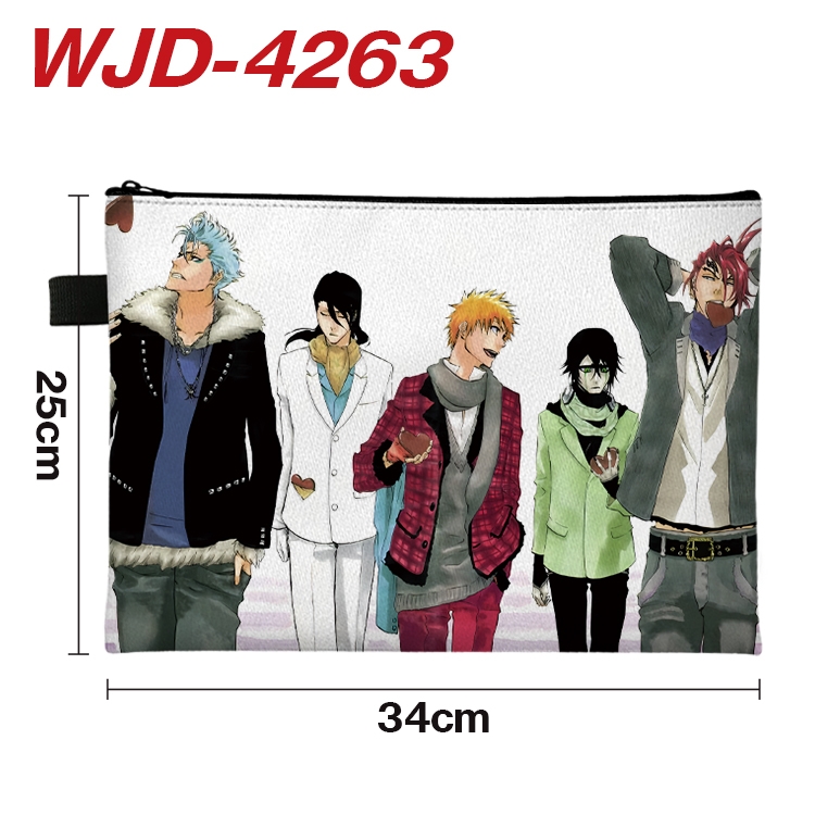 Bleach Anime Full Color A4 Document Bag 34x25cm WJD-4263