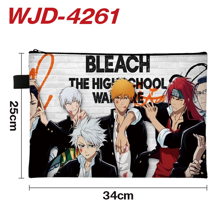 Bleach Anime Full Color A4 Document Bag 34x25cm WJD-4261