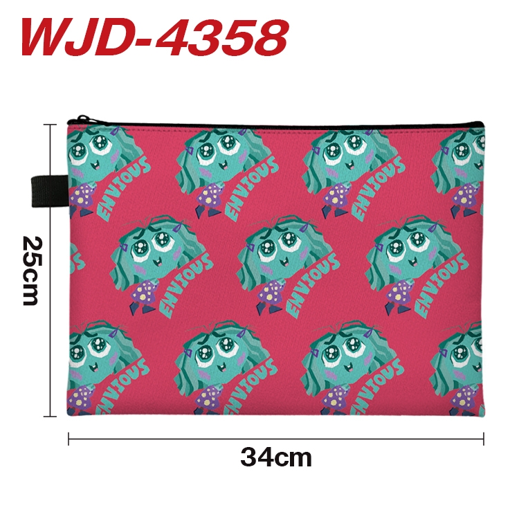 Inside Out Anime Full Color A4 Document Bag 34x25cm  WJD-4358