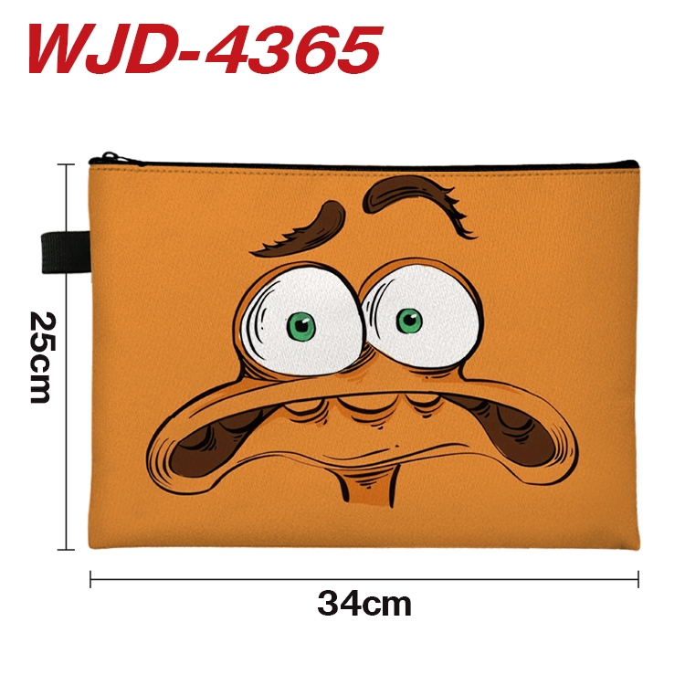 Inside Out Anime Full Color A4 Document Bag 34x25cm WJD-4365