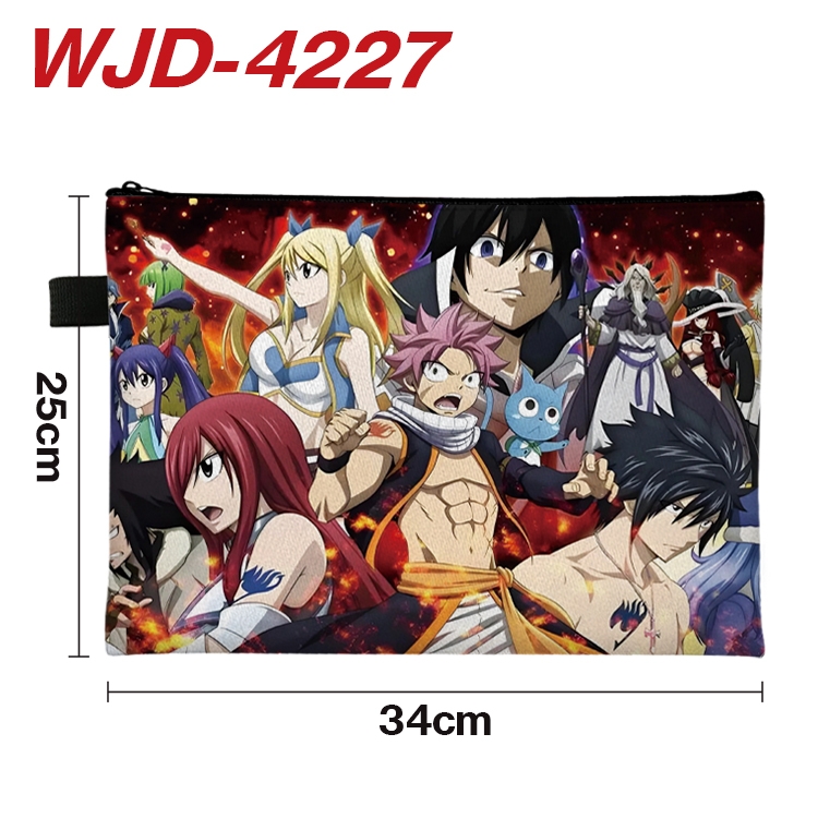 Fairy tail Anime Full Color A4 Document Bag 34x25cm WJD-4227