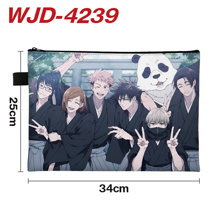 Jujutsu Kaisen Anime Full Color A4 Document Bag 34x25cm WJD-4239