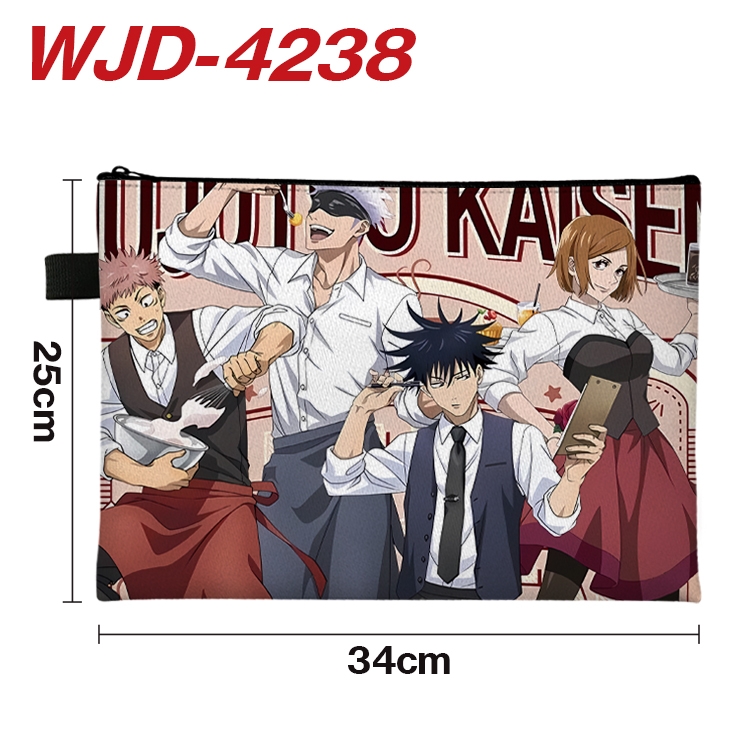 Jujutsu Kaisen Anime Full Color A4 Document Bag 34x25cm WJD-4238