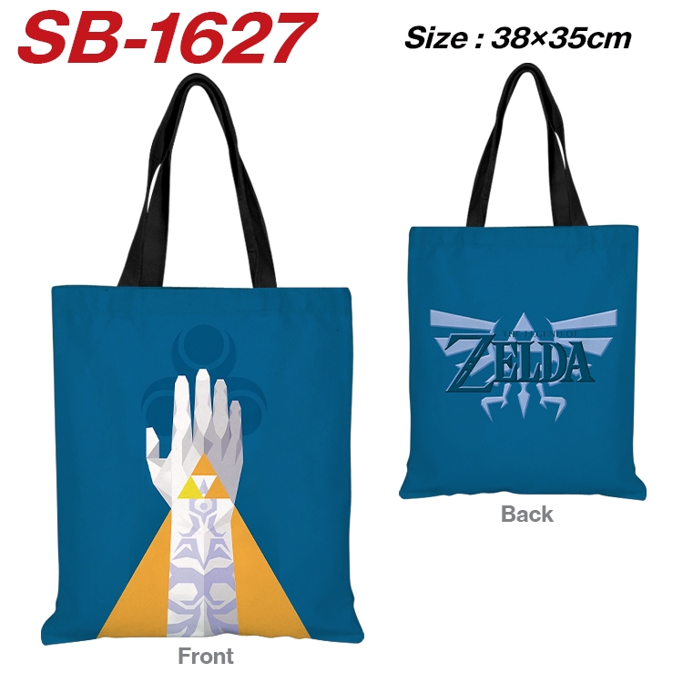 The Legend of Zelda Anime Canvas Handheld Shoulder Bag Handbag Shopping Bag 38X35CM  SB-1627