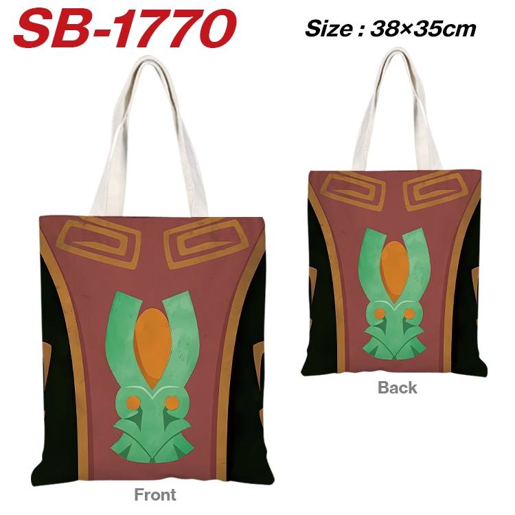 The Legend of Zelda Anime Canvas Handheld Shoulder Bag Handbag Shopping Bag 38X35CM SB-1770