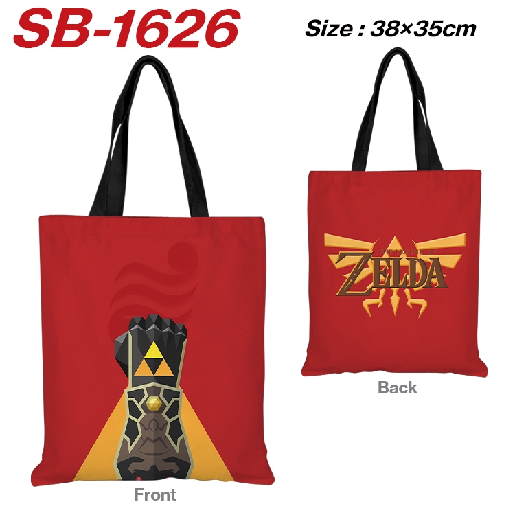 The Legend of Zelda Anime Canvas Handheld Shoulder Bag Handbag Shopping Bag 38X35CM SB-1626