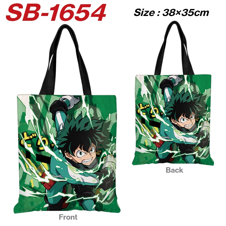 My Hero Academia Anime Canvas Handheld Shoulder Bag Handbag Shopping Bag 38X35CM SB-1654