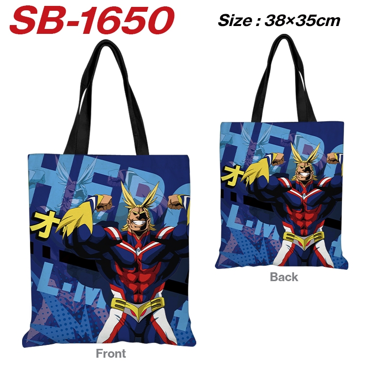 My Hero Academia Anime Canvas Handheld Shoulder Bag Handbag Shopping Bag 38X35CM SB-1650