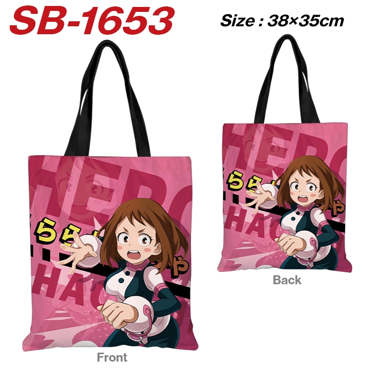 My Hero Academia Anime Canvas Handheld Shoulder Bag Handbag Shopping Bag 38X35CM SB-1653