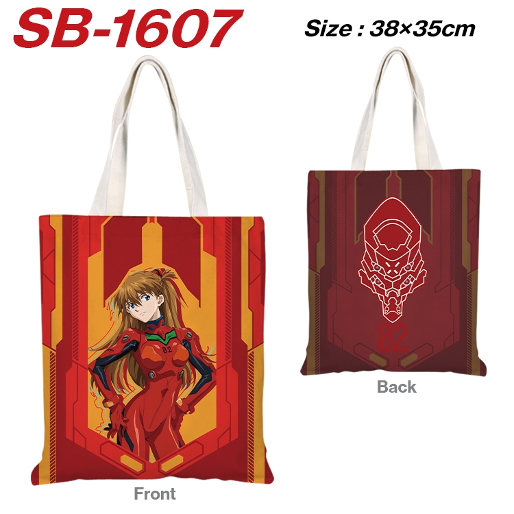 EVA Anime Canvas Handheld Shoulder Bag Handbag Shopping Bag 38X35CM SB-1607