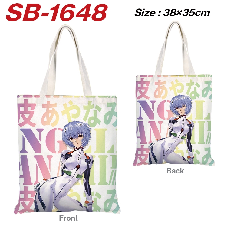 EVA Anime Canvas Handheld Shoulder Bag Handbag Shopping Bag 38X35CM  SB-1648