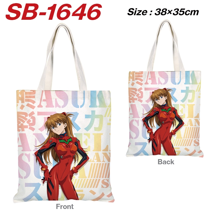 EVA Anime Canvas Handheld Shoulder Bag Handbag Shopping Bag 38X35CM SB-1646