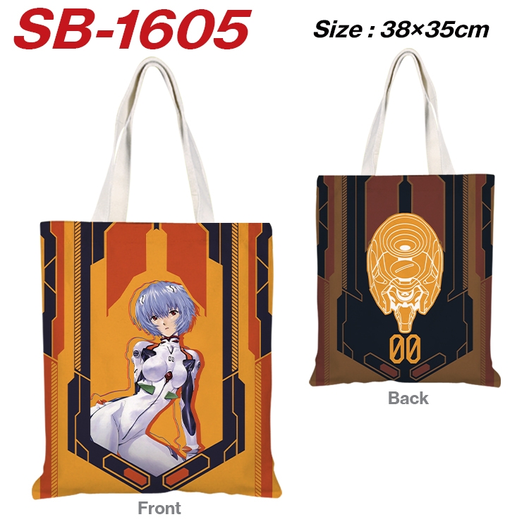 EVA Anime Canvas Handheld Shoulder Bag Handbag Shopping Bag 38X35CM  SB-1605