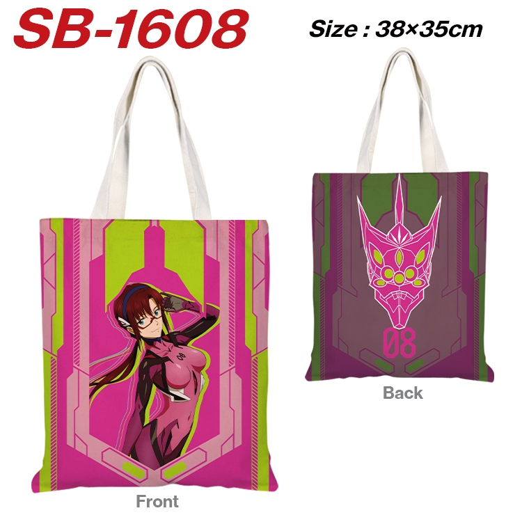 EVA Anime Canvas Handheld Shoulder Bag Handbag Shopping Bag 38X35CM SB-1608