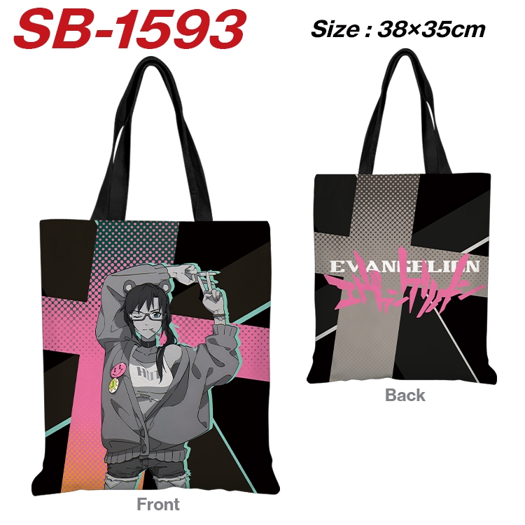 EVA Anime Canvas Handheld Shoulder Bag Handbag Shopping Bag 38X35CM SB-1593