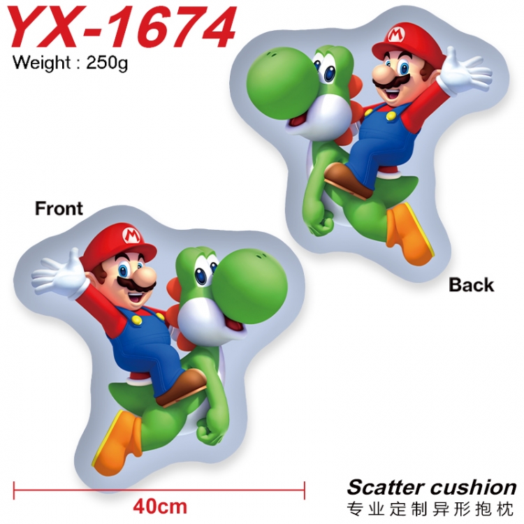 Super Mario Crystal plush shaped plush doll pillows and cushions 40CM YX-1674