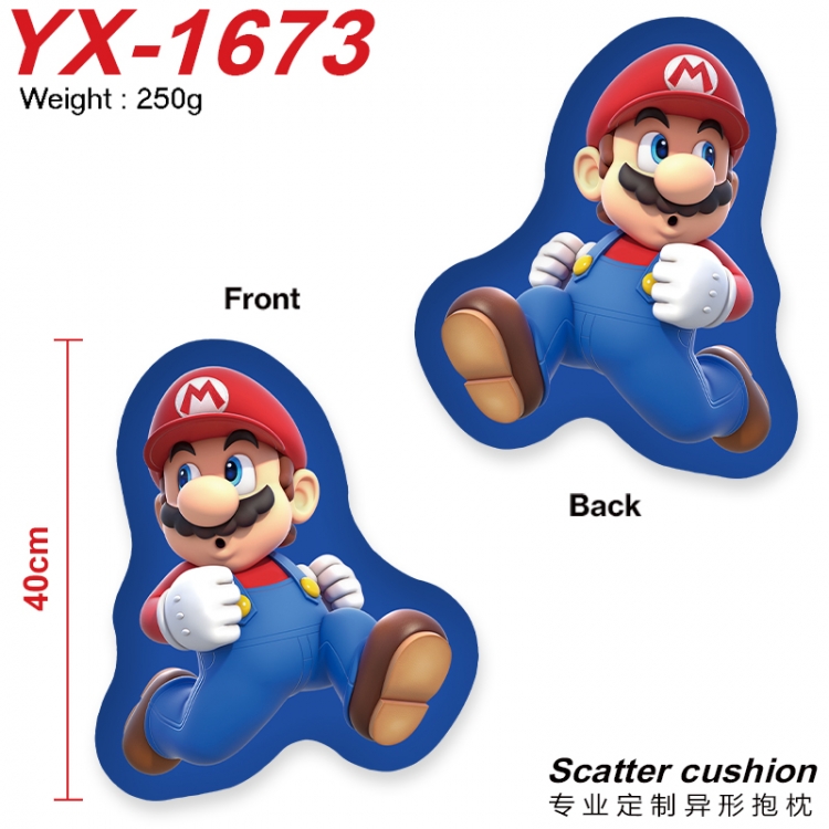 Super Mario Crystal plush shaped plush doll pillows and cushions 40CM  YX-1673