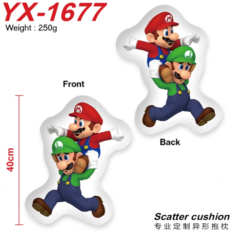 Super Mario Crystal plush shaped plush doll pillows and cushions 40CM  YX-1677