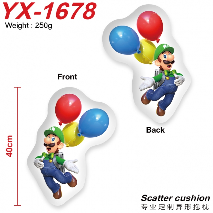 Super Mario Crystal plush shaped plush doll pillows and cushions 40CM  YX-1678