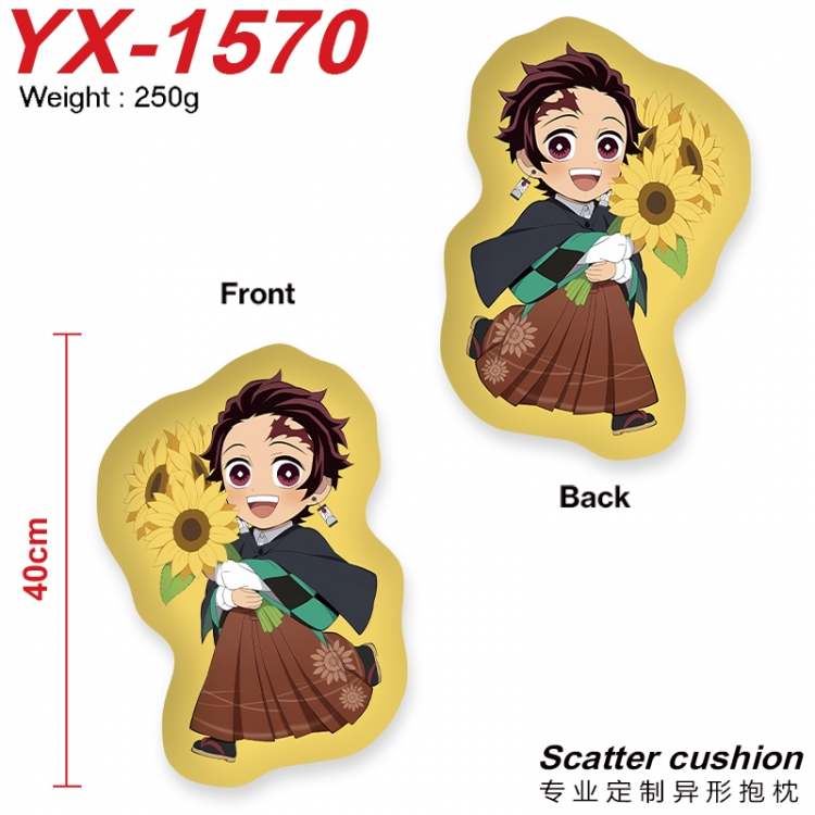 Demon Slayer Kimets Crystal plush shaped plush doll pillows and cushions 40CM YX-1570