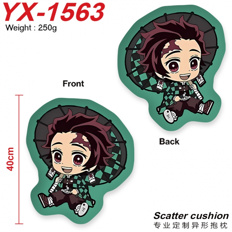 Demon Slayer Kimets Crystal plush shaped plush doll pillows and cushions 40CM  YX-1563