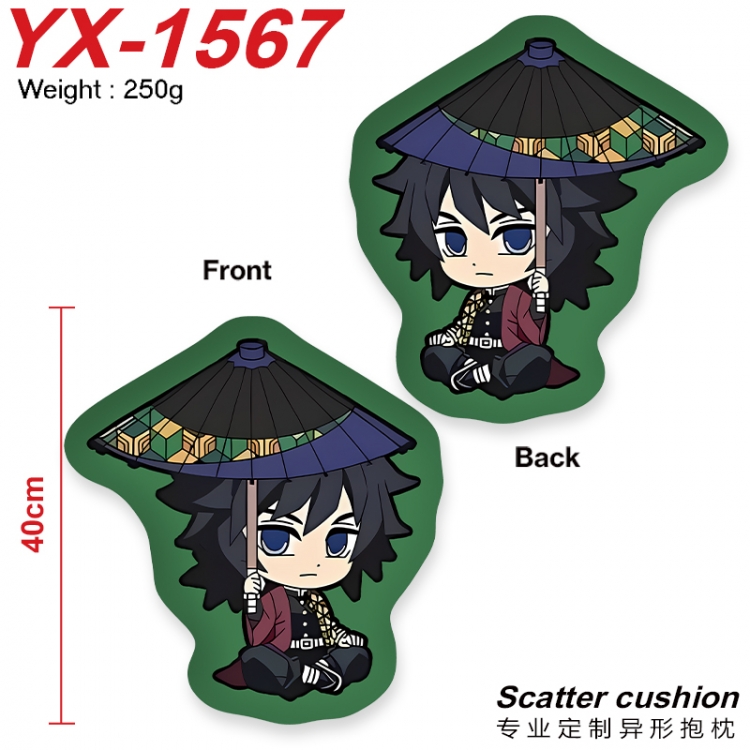 Demon Slayer Kimets Crystal plush shaped plush doll pillows and cushions 40CM YX-1567