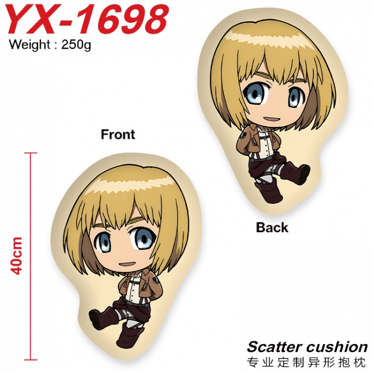 Shingeki no Kyojin Crystal plush shaped plush doll pillows and cushions 40CM YX-1698