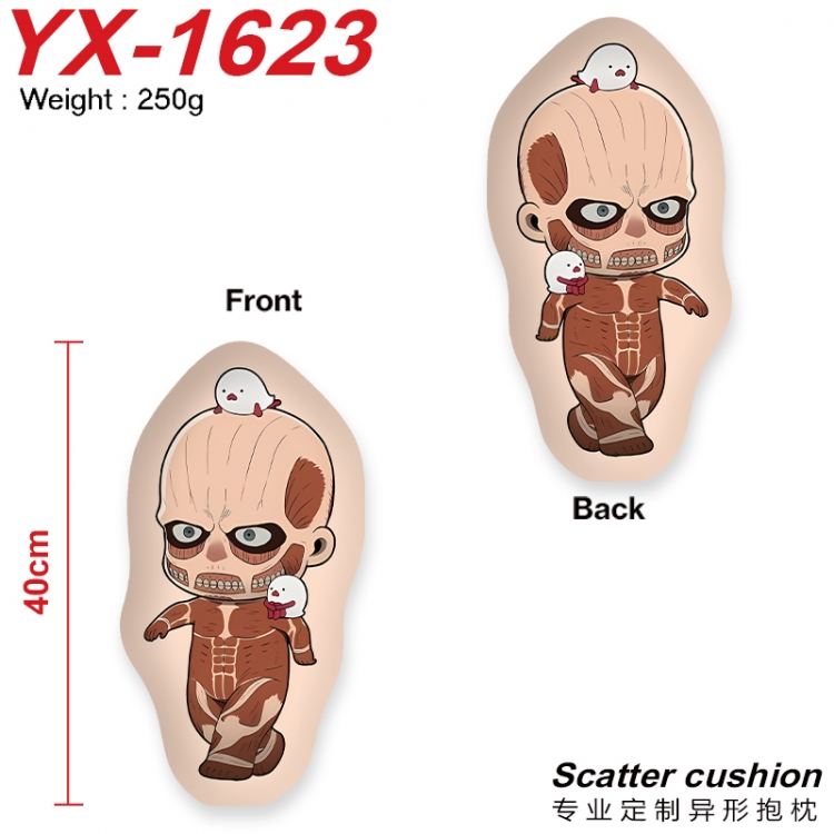 Shingeki no Kyojin Crystal plush shaped plush doll pillows and cushions 40CM  YX-1623