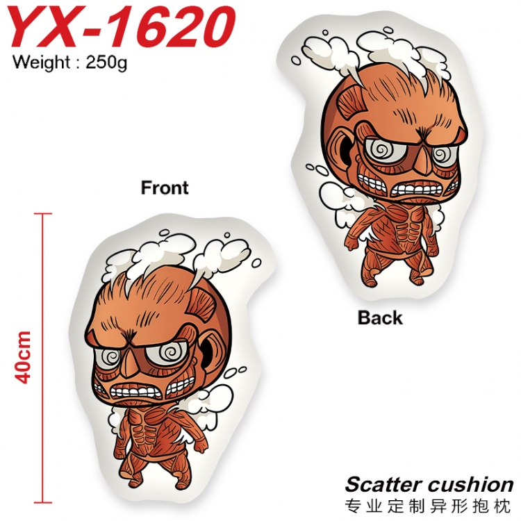 Shingeki no Kyojin Crystal plush shaped plush doll pillows and cushions 40CM  YX-1620