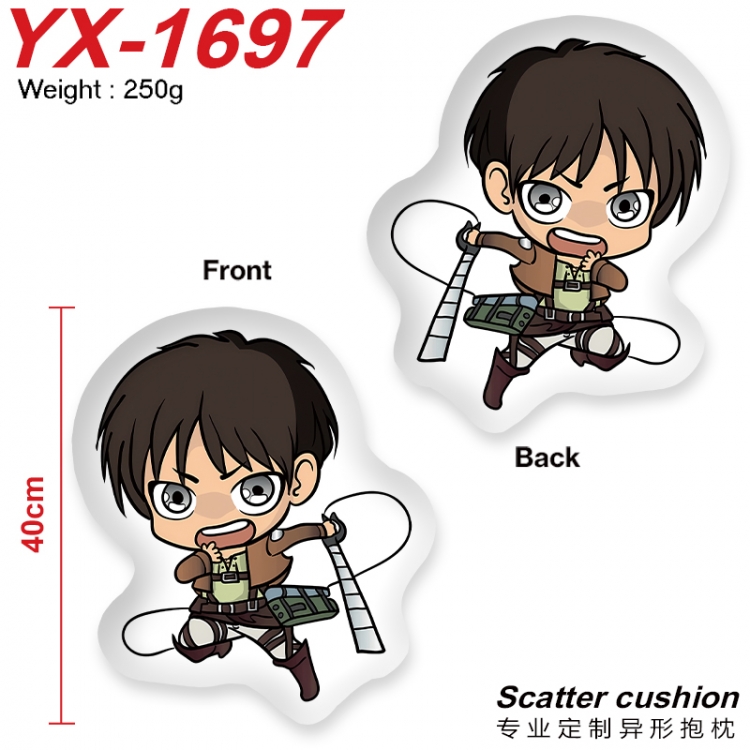 Shingeki no Kyojin Crystal plush shaped plush doll pillows and cushions 40CM YX-1697